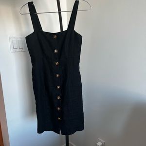 Sézane back linen summer dress size 34